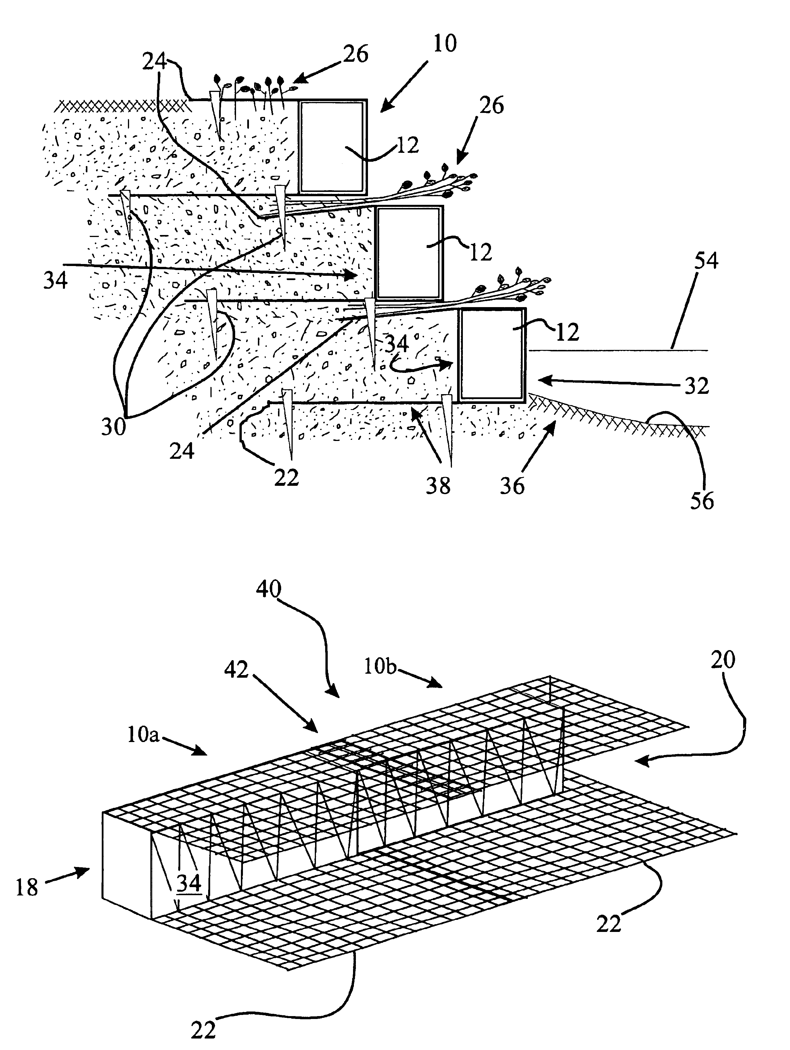 Self-anchoring fiber block system