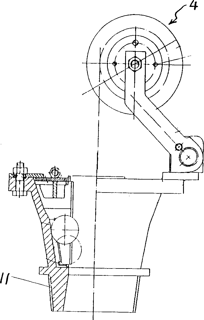 Protector for preventing rod member from falling and one-way locking method