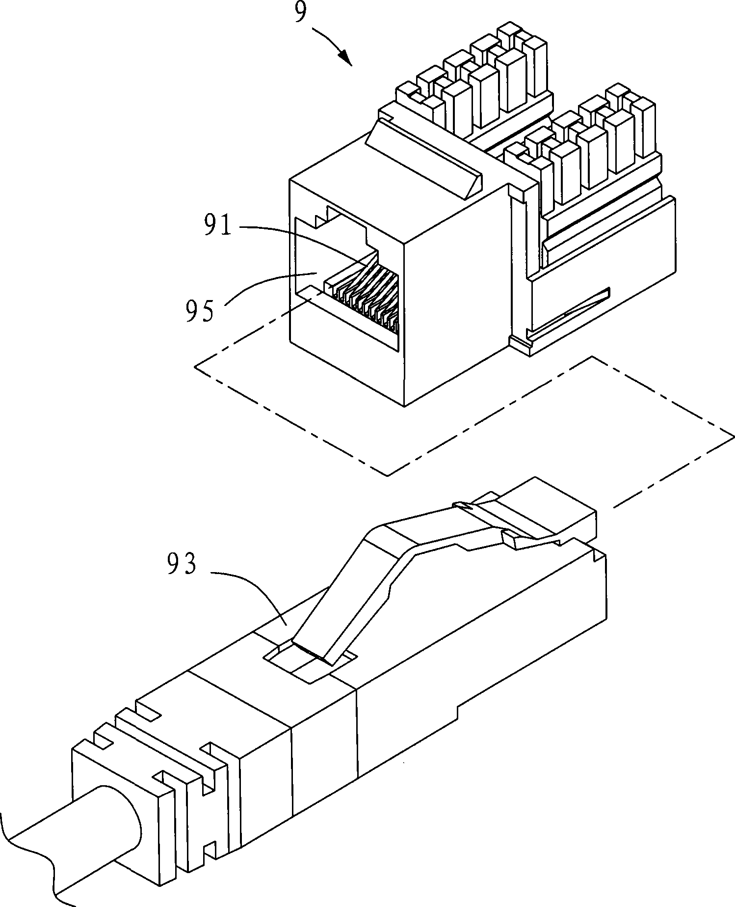 Improved structure of electrical connector