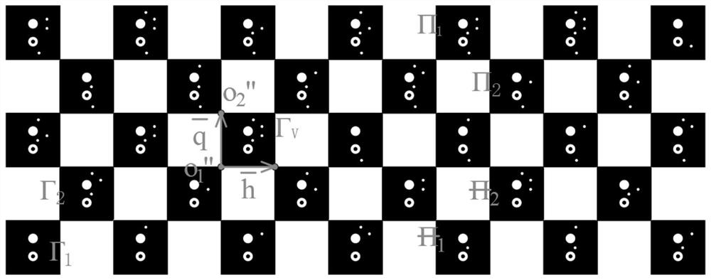 Coding plane target for calibrating internal and external parameters of camera and coding method of coding plane target