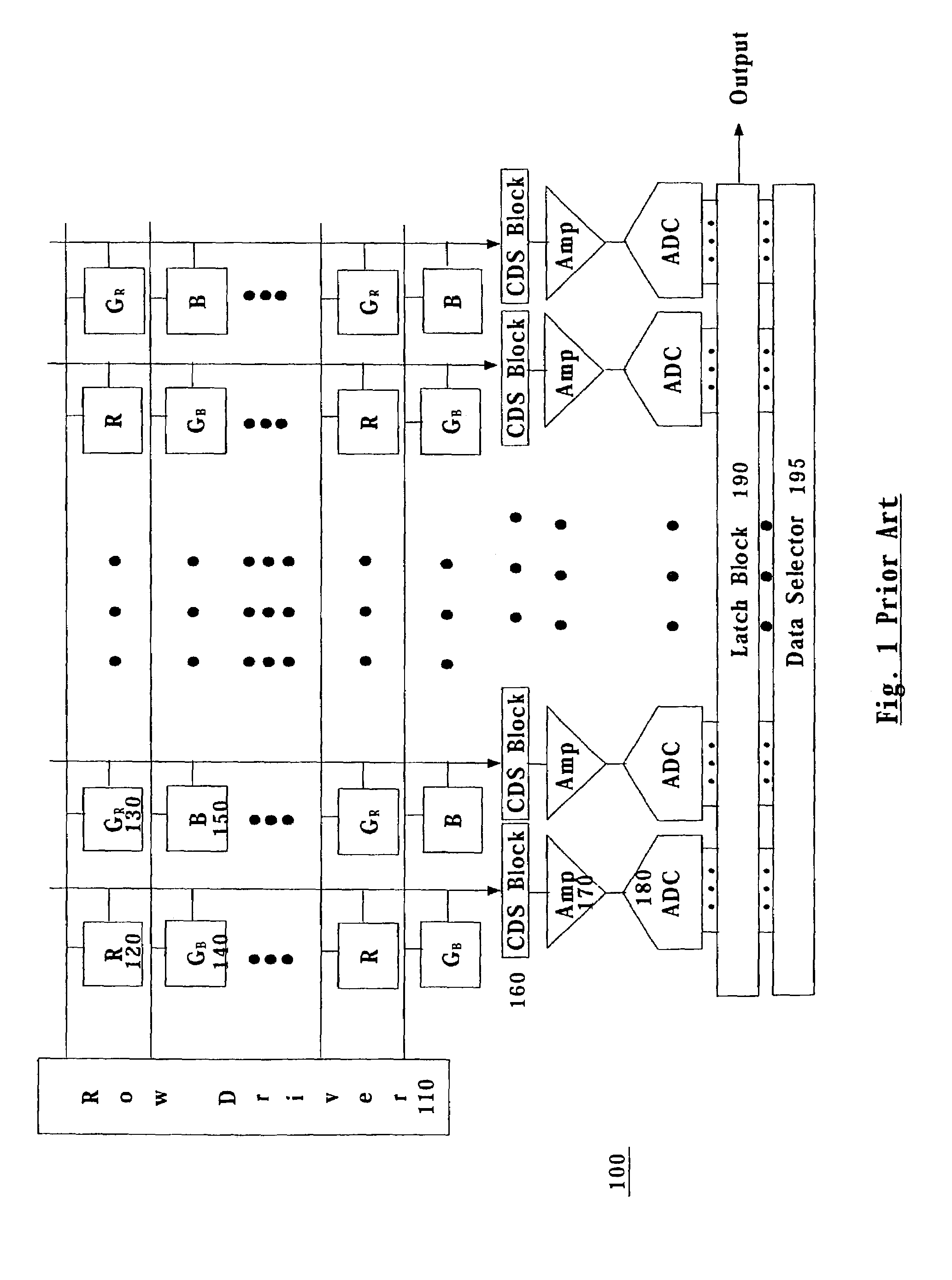 Circuit and method for reducing fixed pattern noise