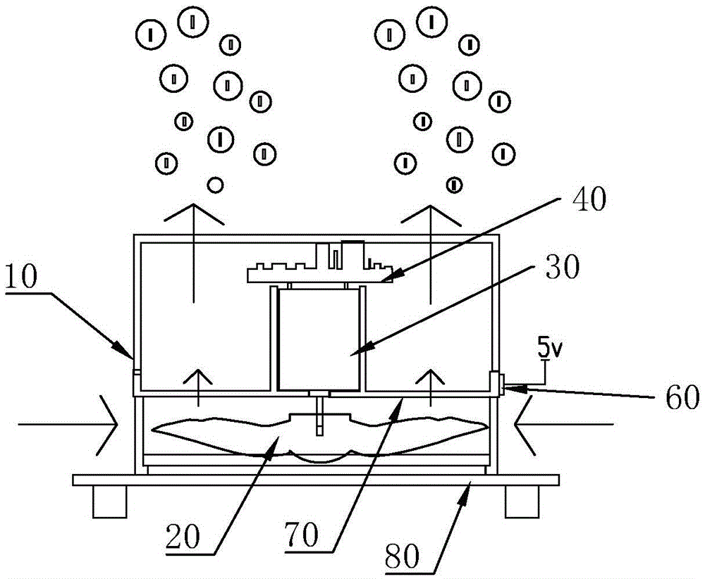 Dual-power driven anion air purifier