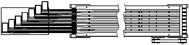 Multi-channel flaky material feeding method and device