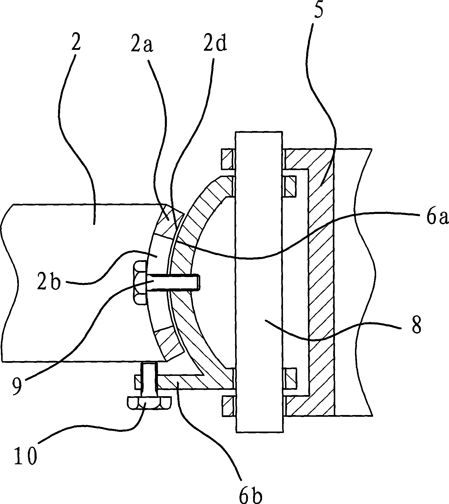 Insulating cantalever component of traffic contact system