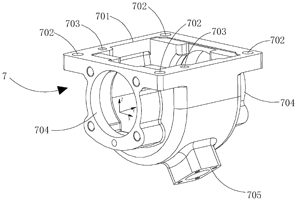 Drill jig for plow colter speed-changing gear box