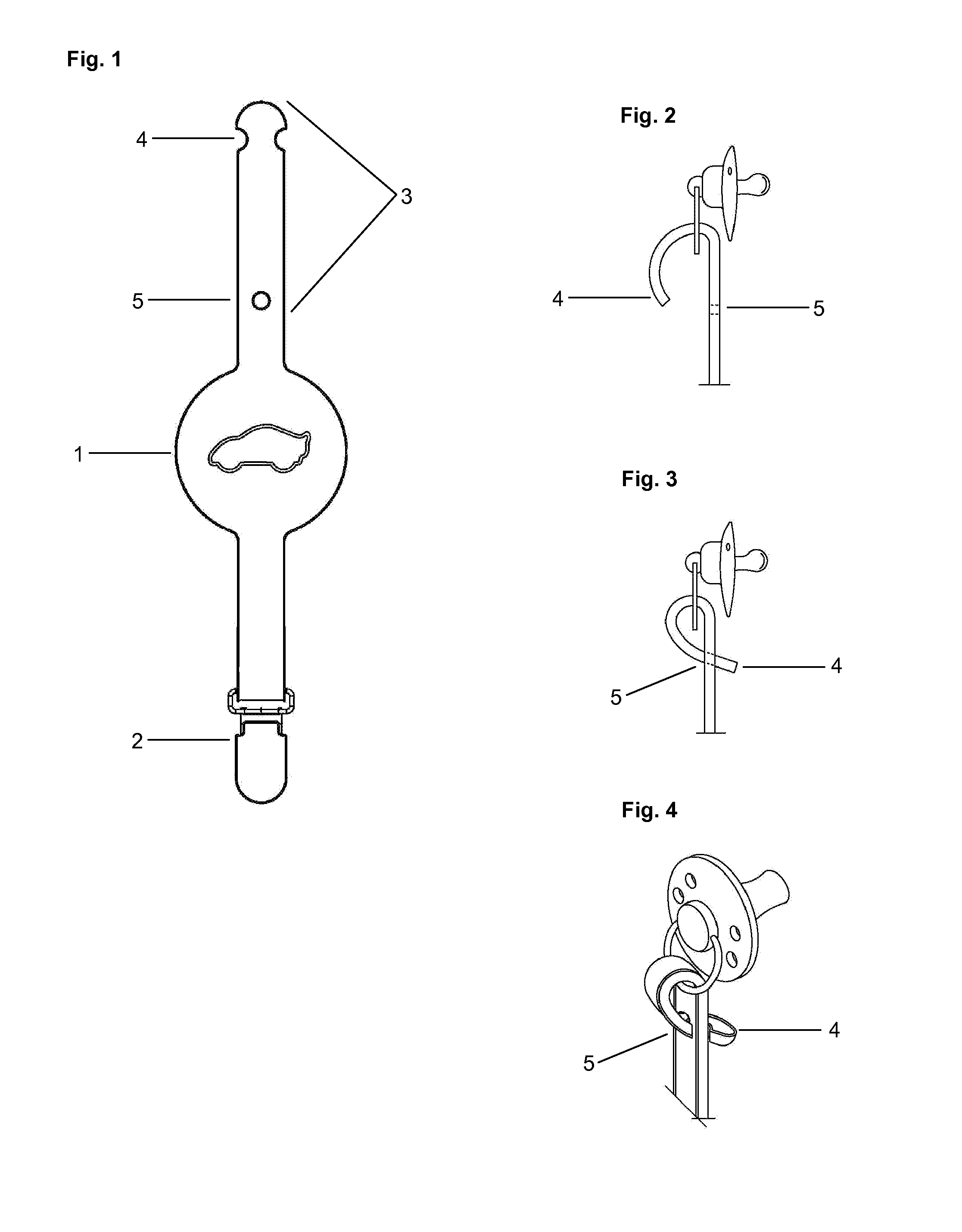 Pacifier Retaining Teething Strap that Attaches to a Child's Clothing