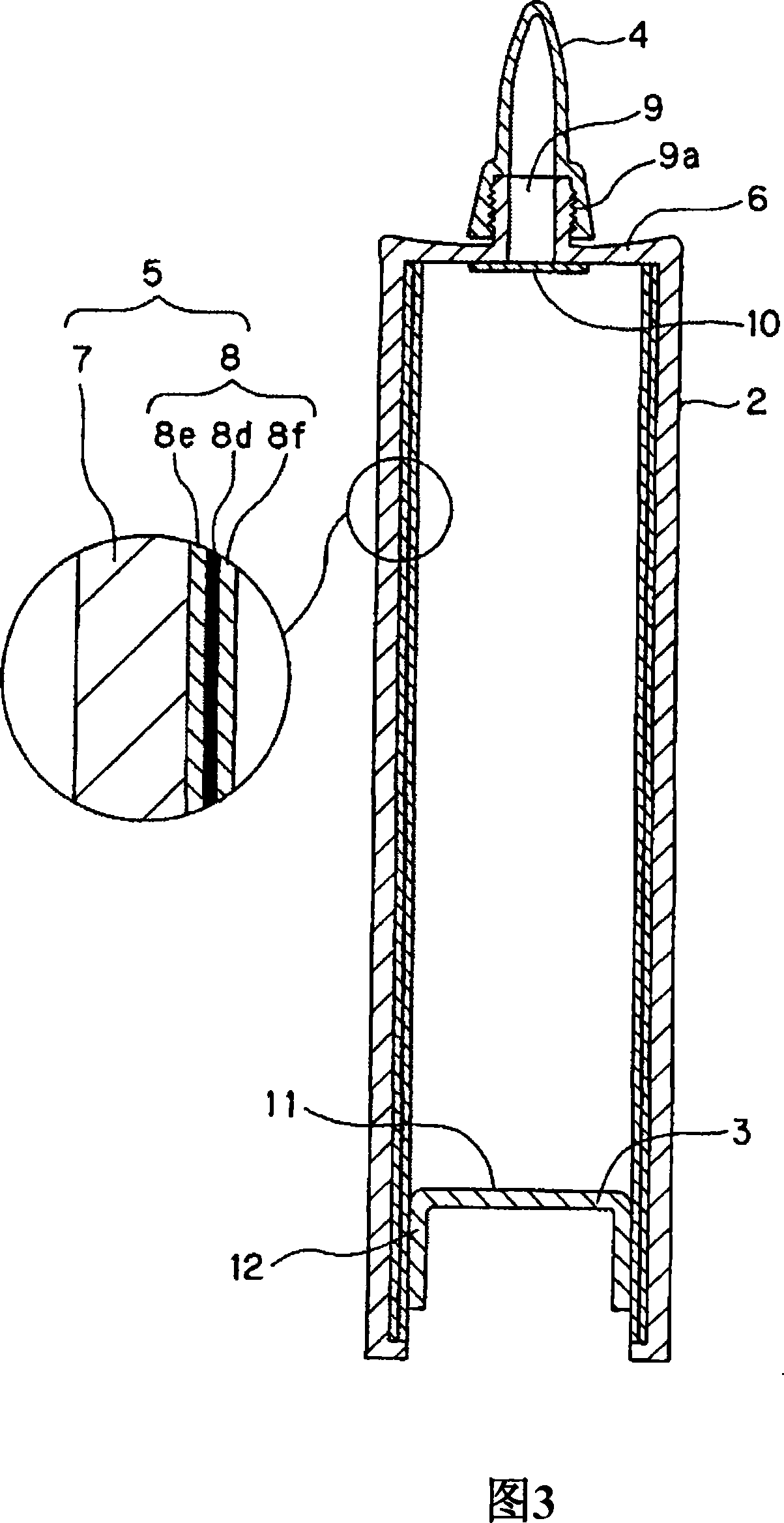 Cartridge for viscous fluid object