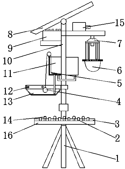 A multi-layer agricultural trapping and killing device