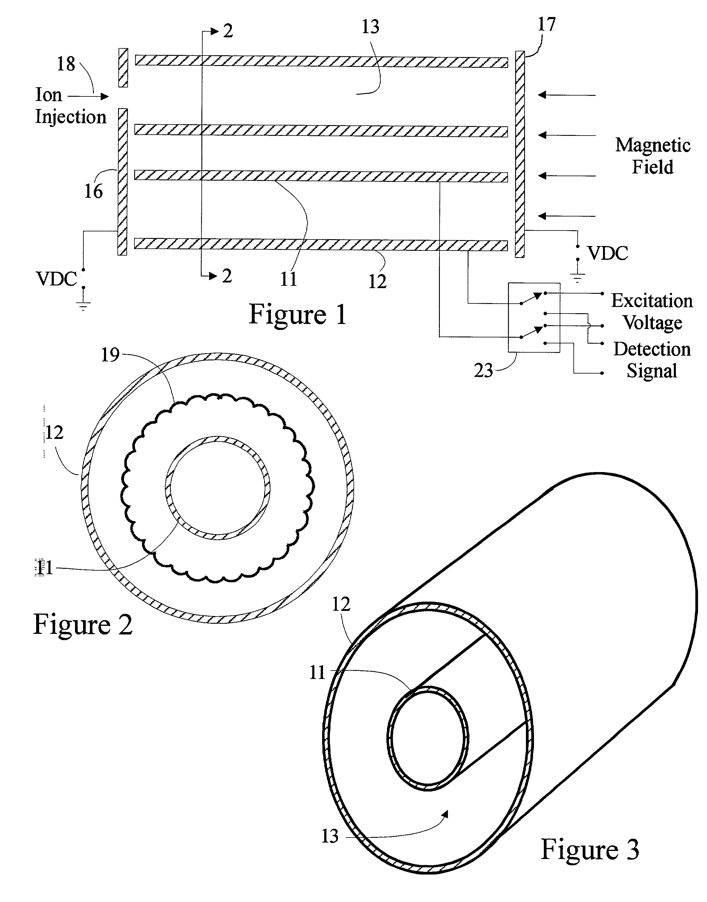 High capacity ion cyclotron resonance cell