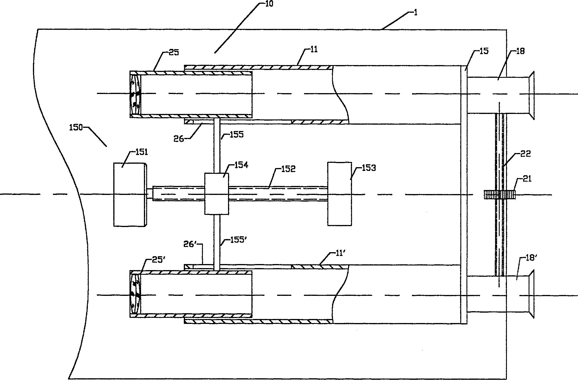 Photomagnetic double-eye myopia physiotherapeutic apparatus