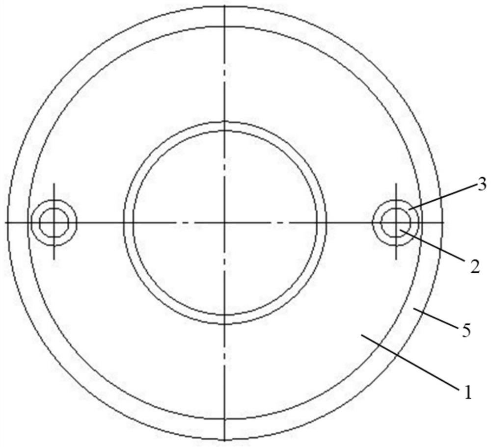 Planet wheel bearing outer circle alloy layer pouring mold