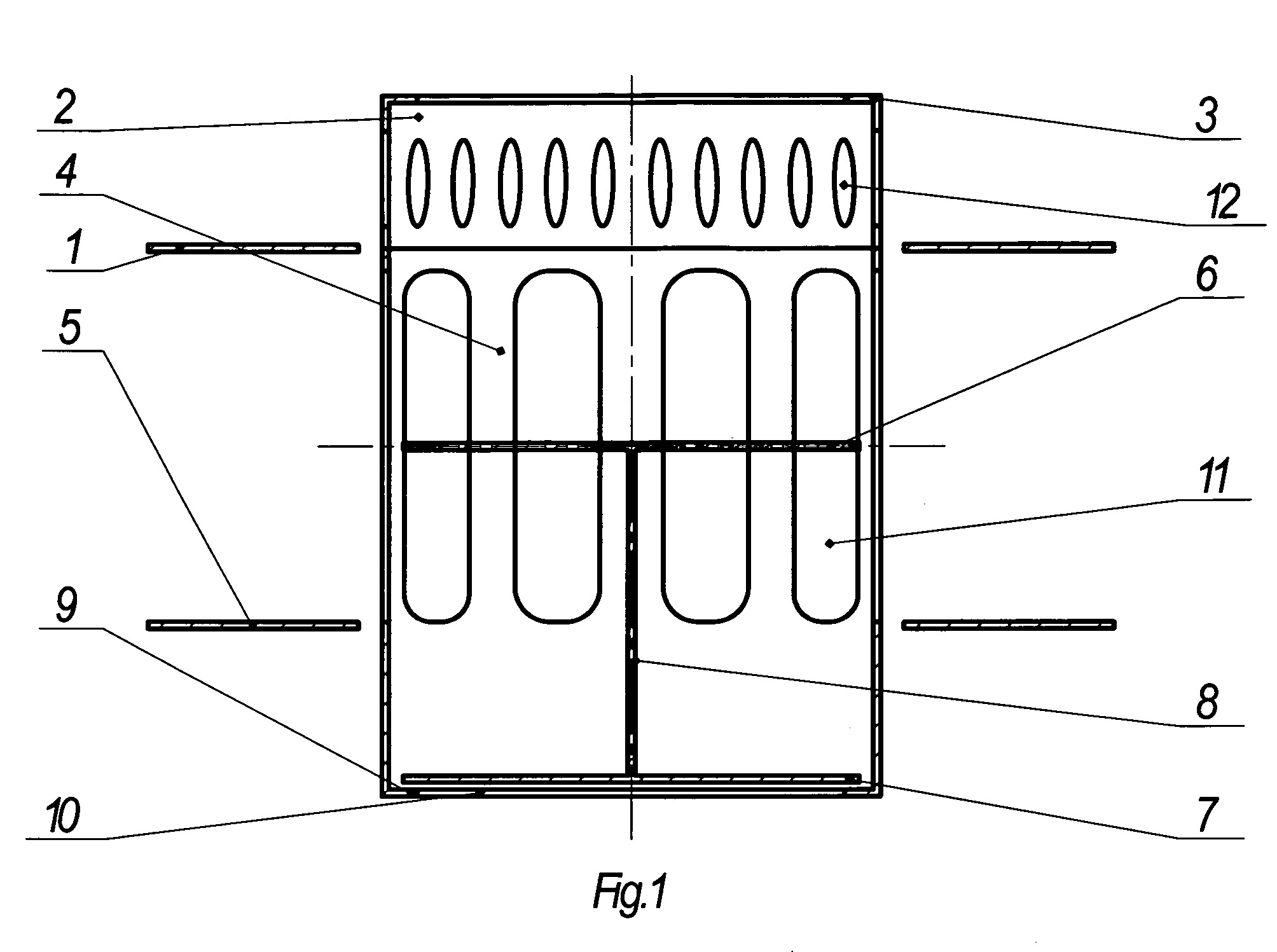 Mass-exchange contact device