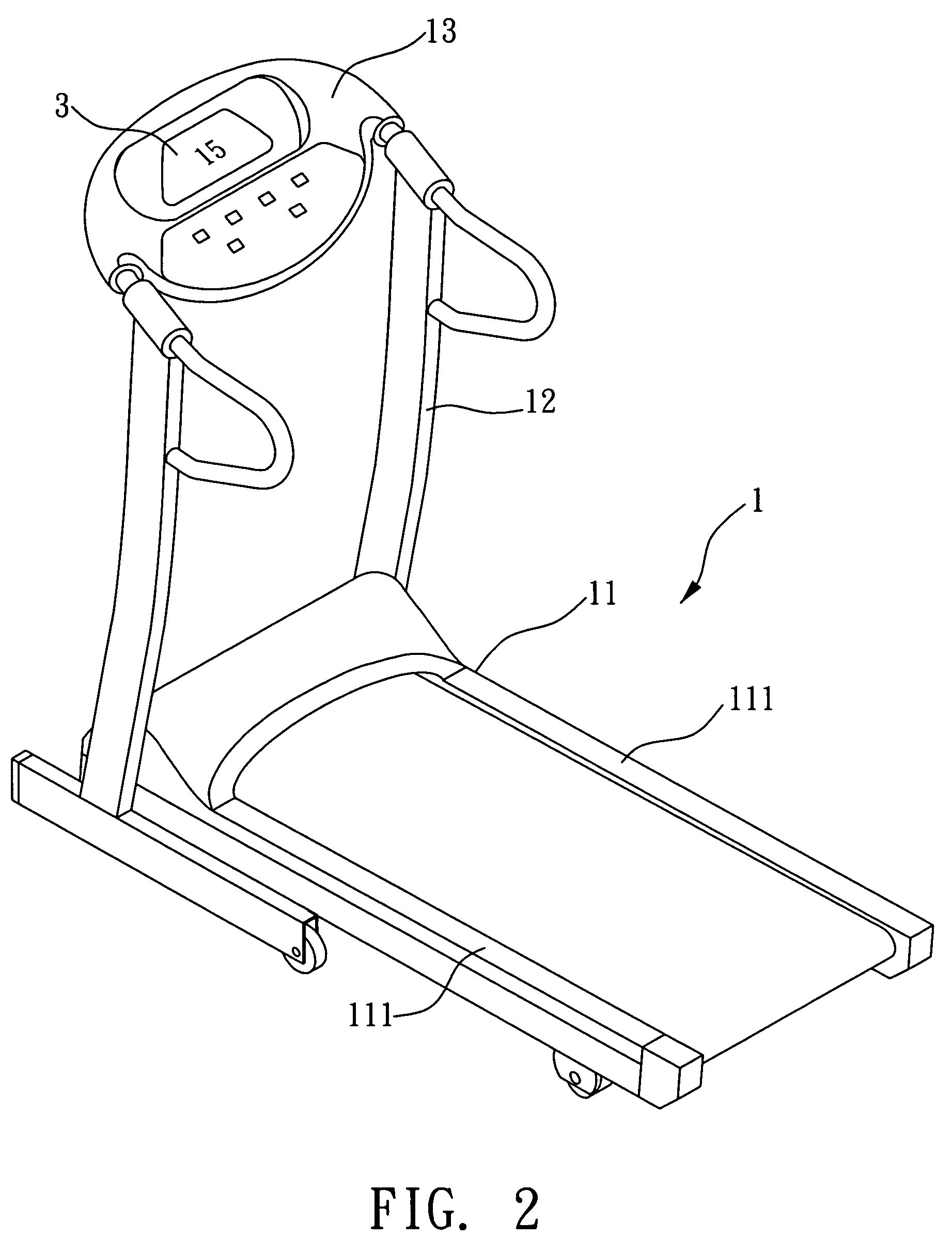 Method and apparatus of counting steps for treadmill