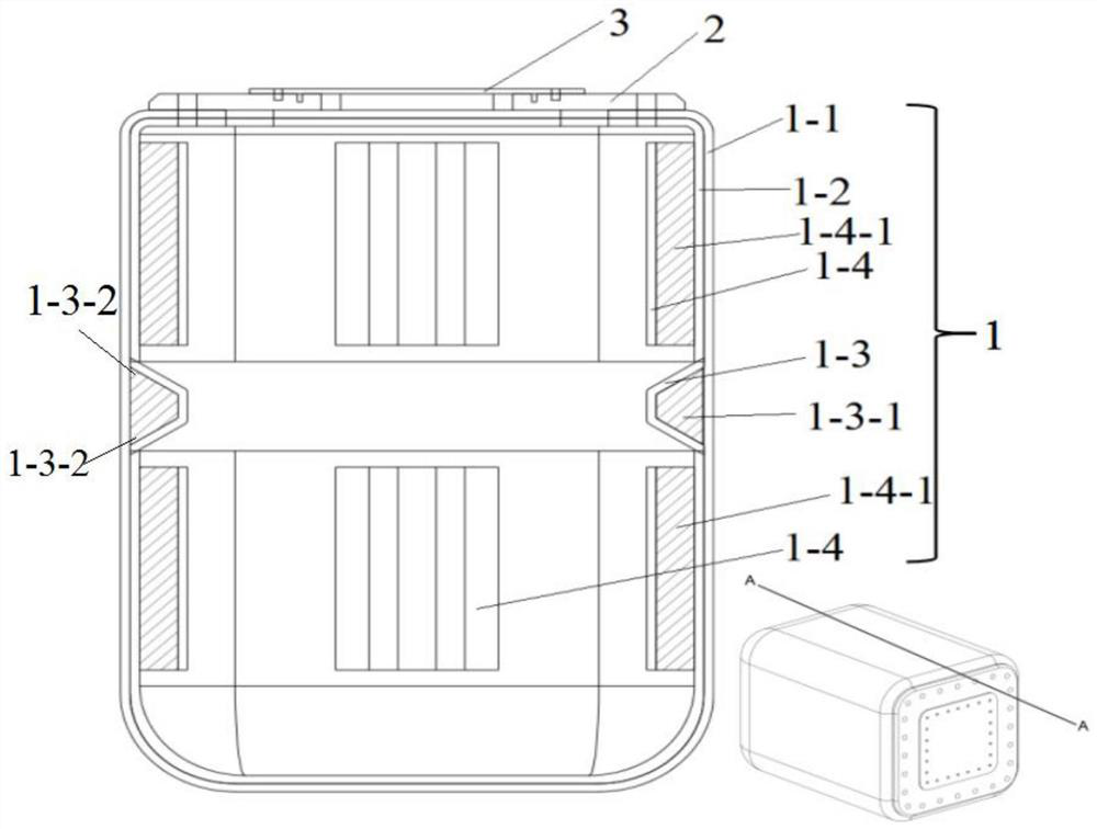 A kind of integral sealed cabin and preparation method thereof