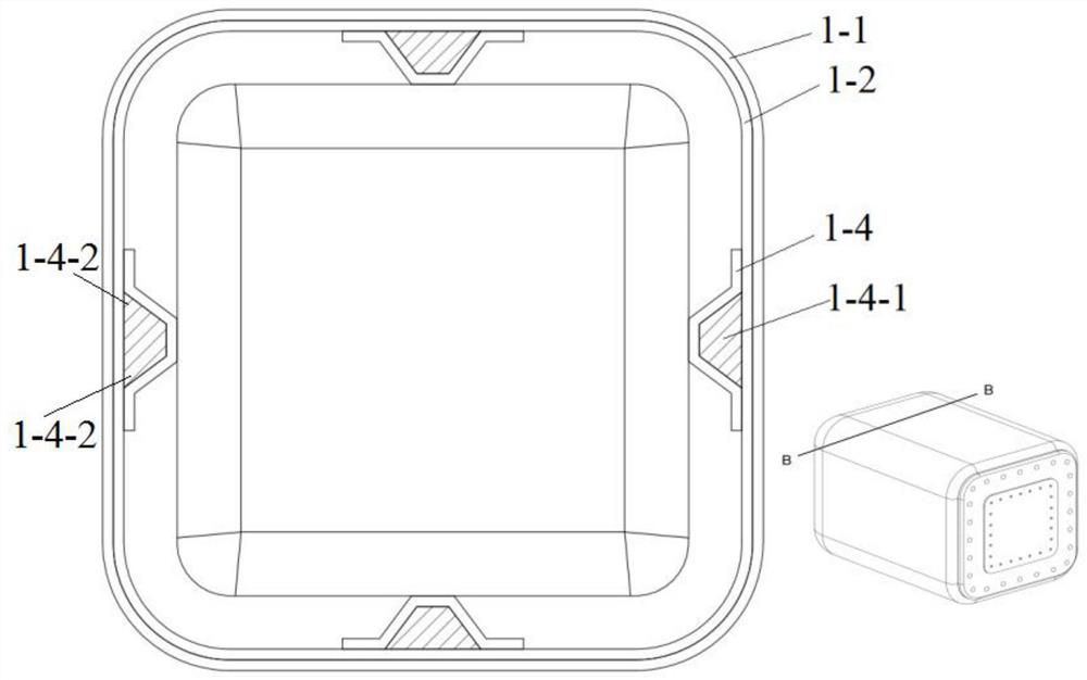 A kind of integral sealed cabin and preparation method thereof