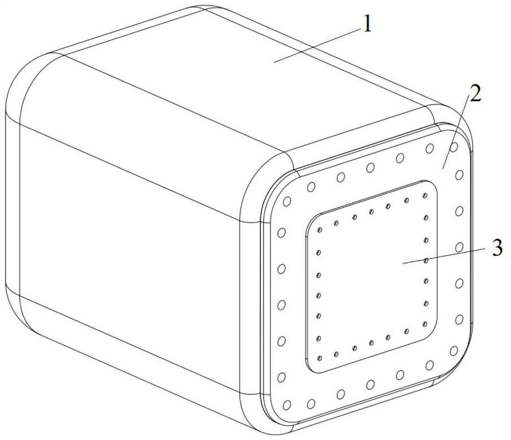 A kind of integral sealed cabin and preparation method thereof