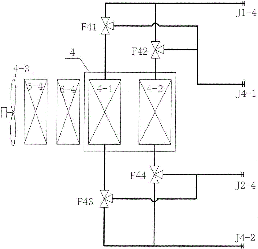 Complete vehicle multi-functional integrated heat management system of pure electric automobile