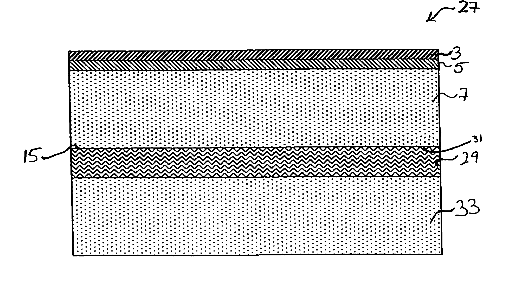 Acoustic touch sensor with laminated substrate