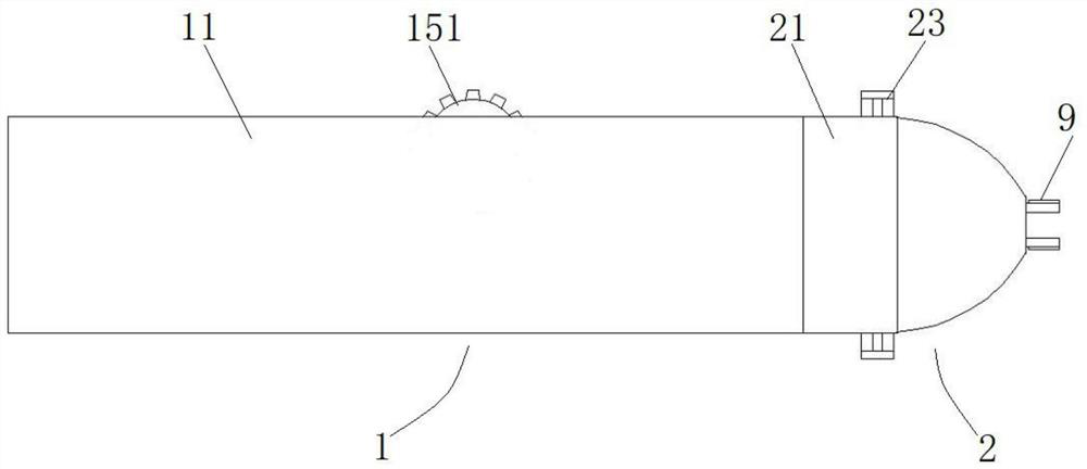 A device for implanting a nasal bone prosthesis without trace