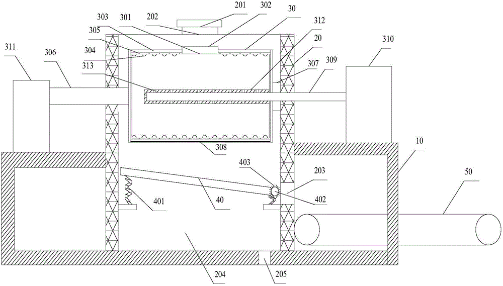 Processing and polishing device for steel ball production