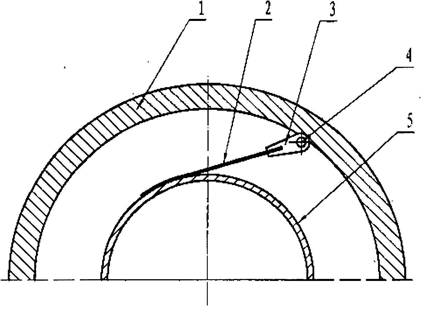 Rotary kiln heavy gear ring repairing method