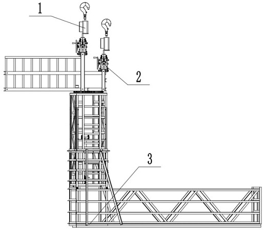 Bridge overhauling equipment for swivel