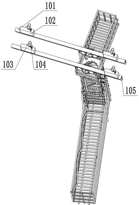 Bridge overhauling equipment for swivel