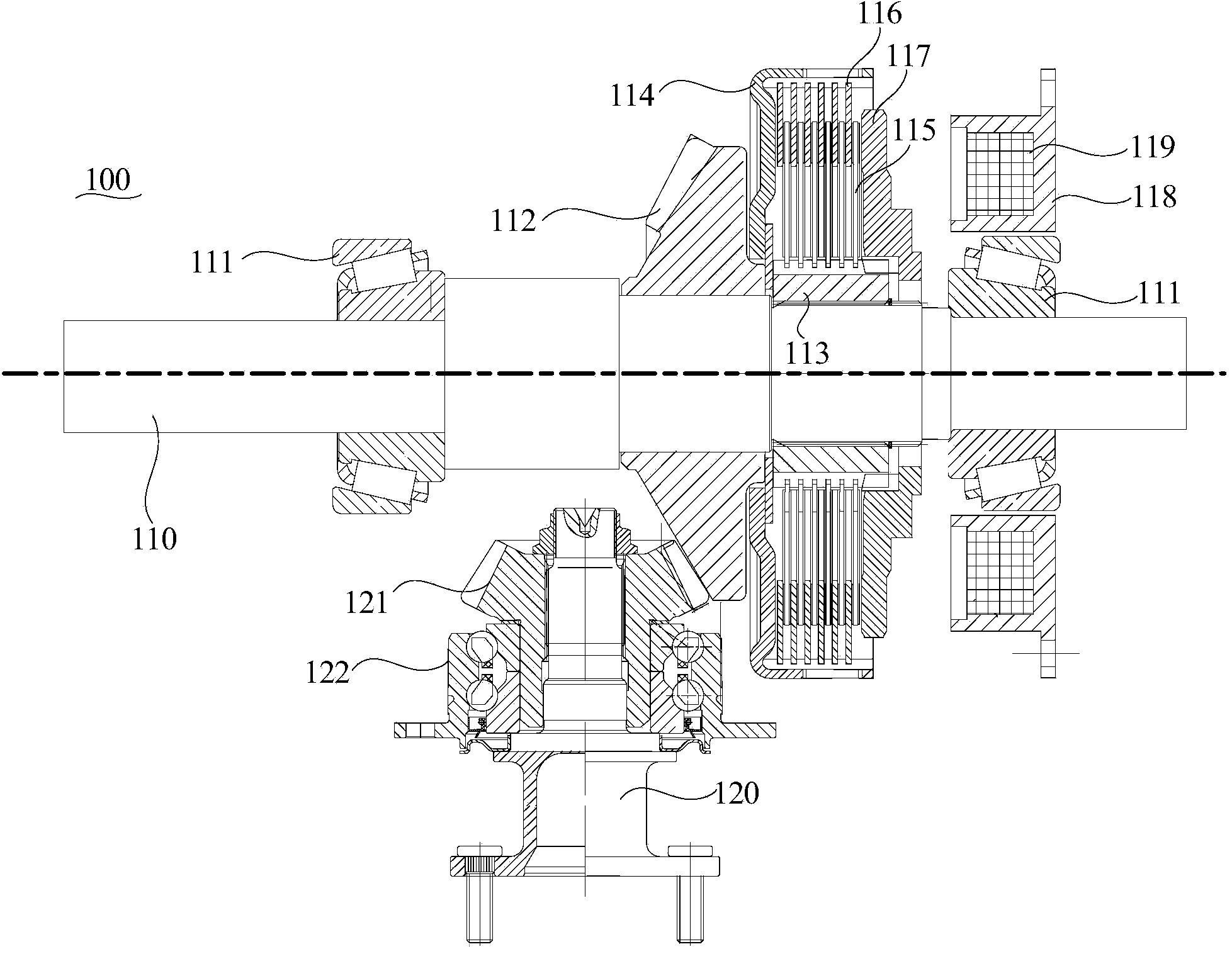 Power divider and power assembly