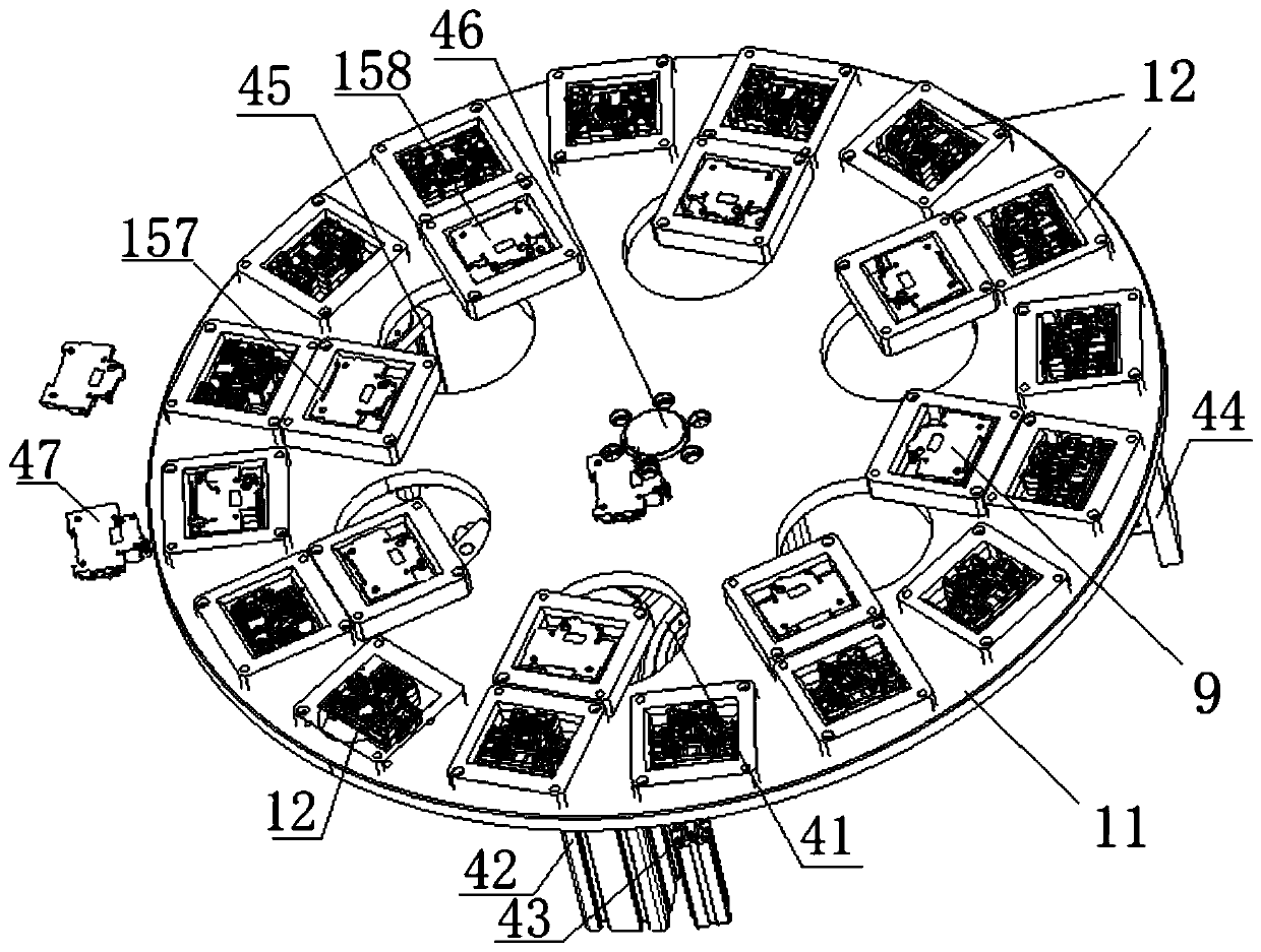 Automatic assembling and locking system for miniature circuit breaker