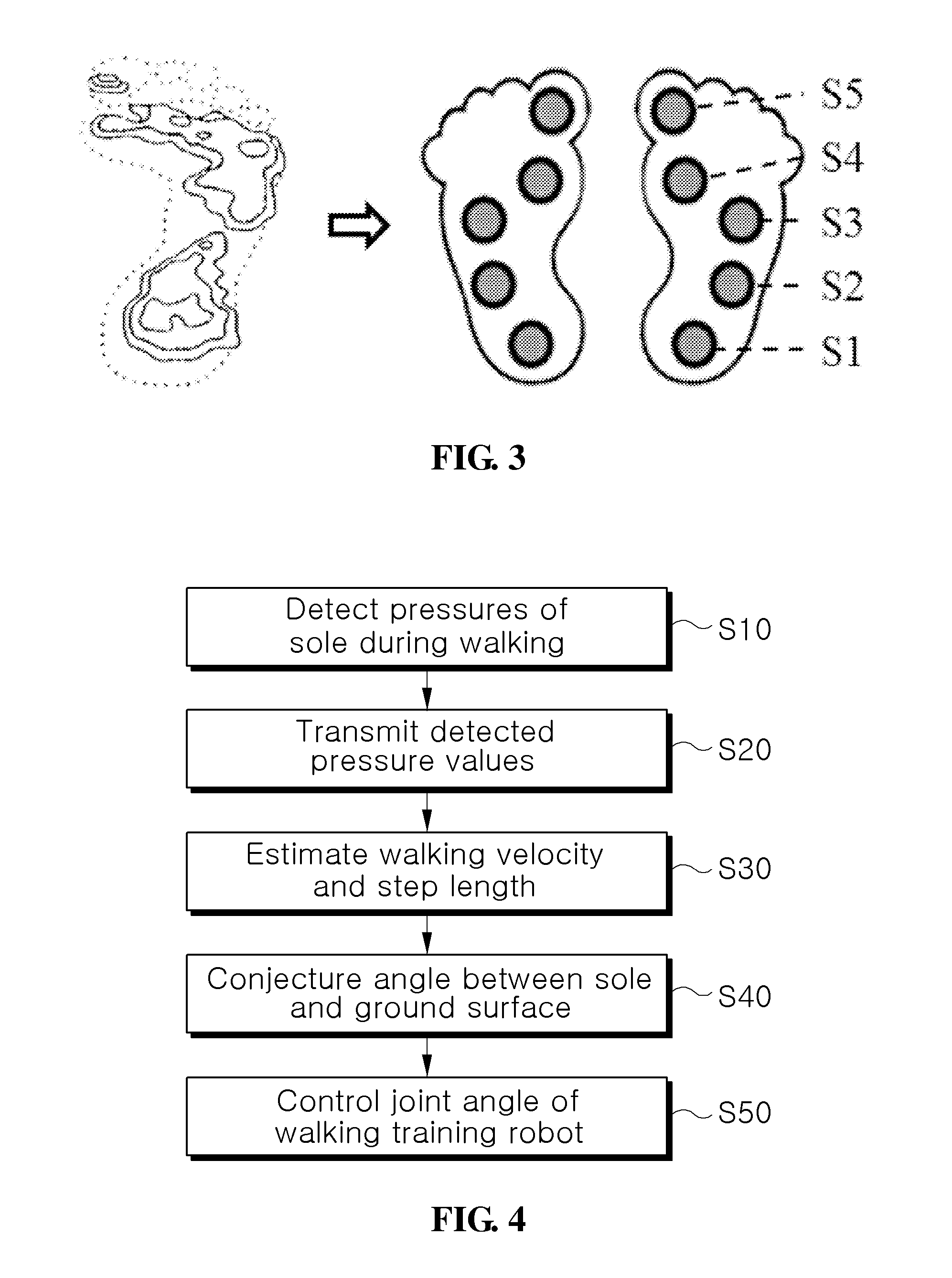 System and method for controlling joint angle of knee-joint type walking training robot