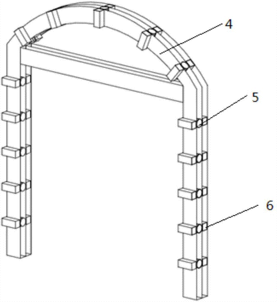 Method and rail vehicle for full-section comprehensive detection of railway tunnels