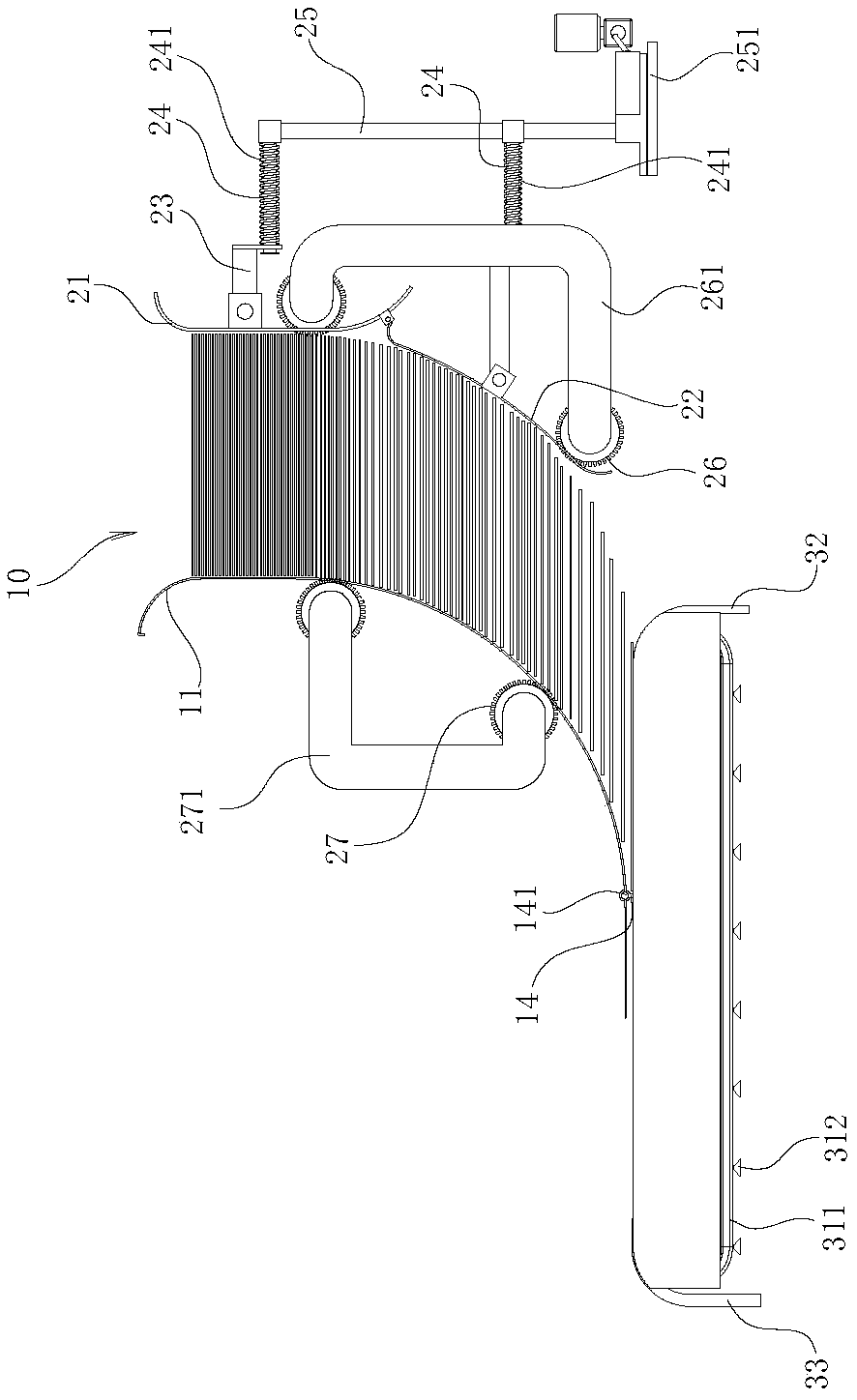 Guiding-out method for single paper board