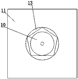 Bulk acoustic wave wall shear stress sensor