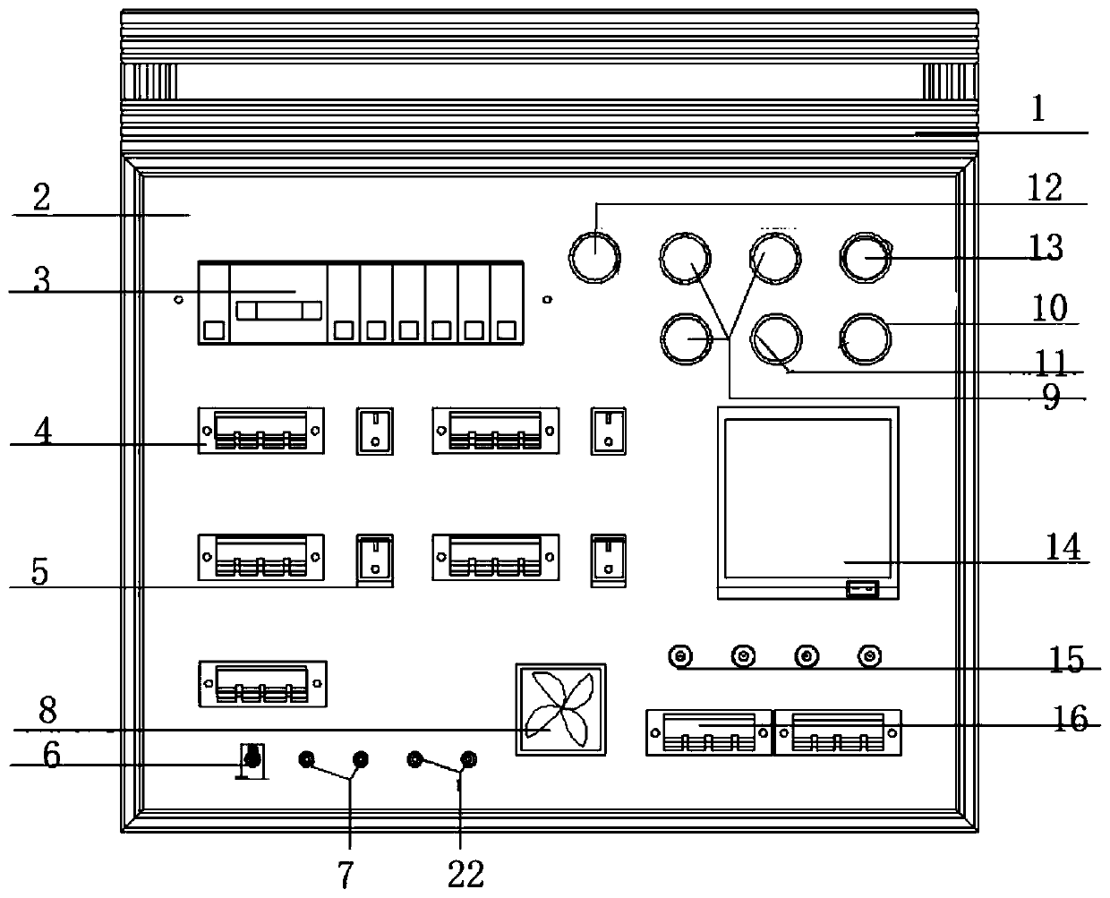 Multi-functional power supply device for railway signal test