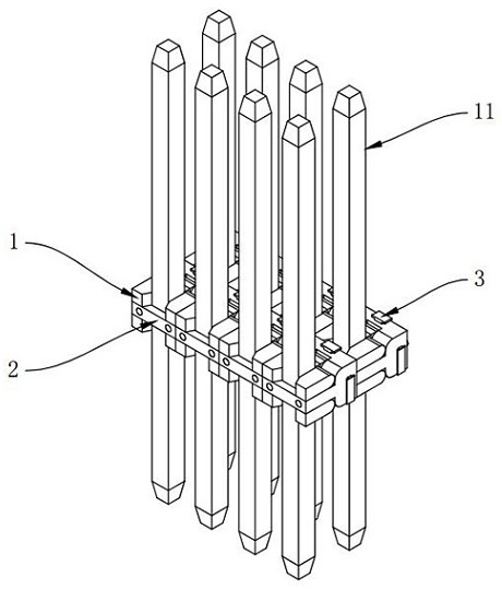 Modularized spliced pin header