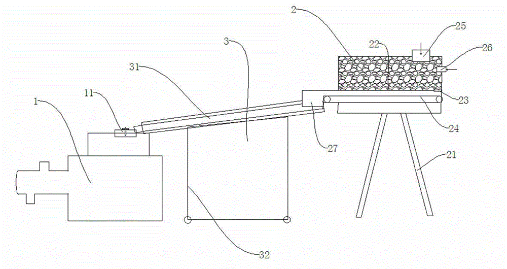 Convenient steam explosion device for blasting dried eucommia bark