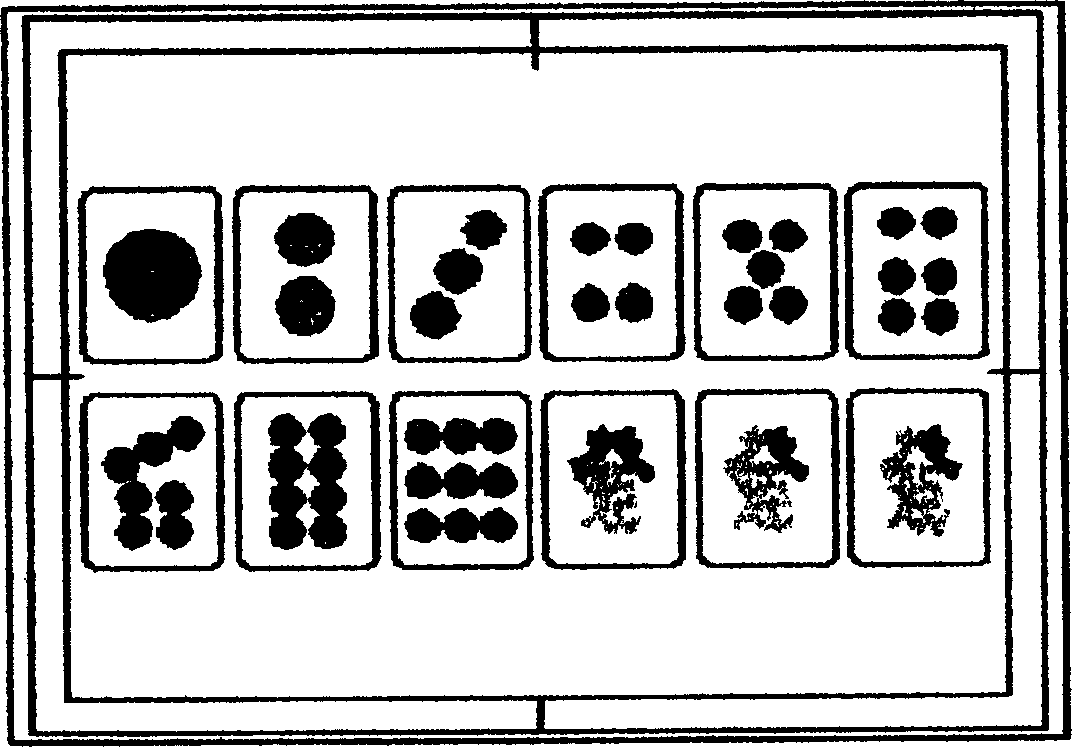 Method for preparing zirconium oxide hollow ceramic mahjong