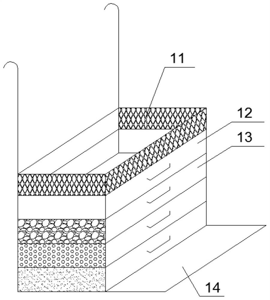 A multi-functional assembled rainwater outlet and its construction method