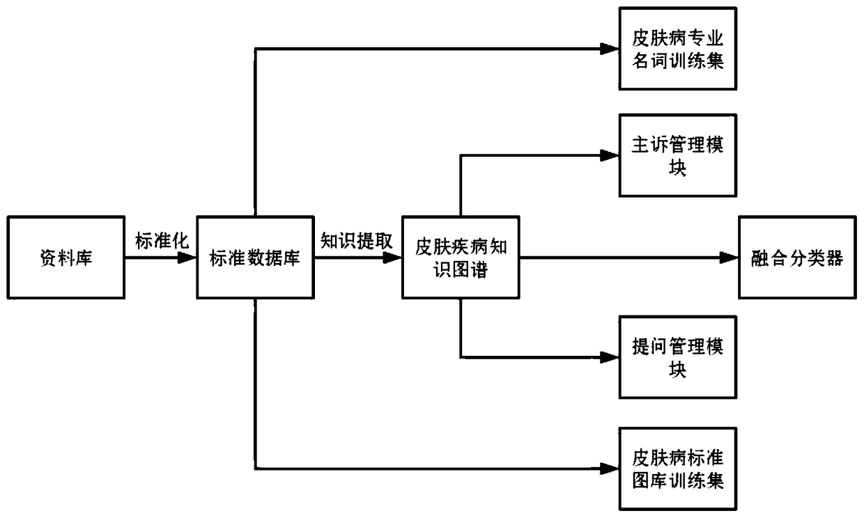 Skin disease feature analysis system based on knowledge map