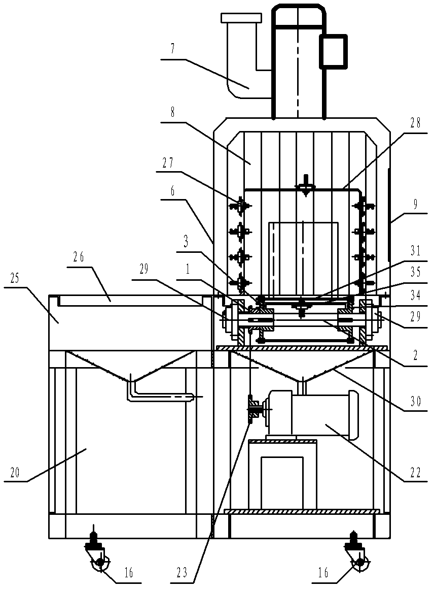 Conveyor-type automatic oil mist coating machine