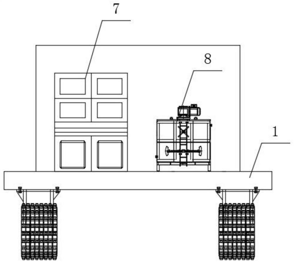 Underground super-long structure defect automatic repairing machine and using method thereof