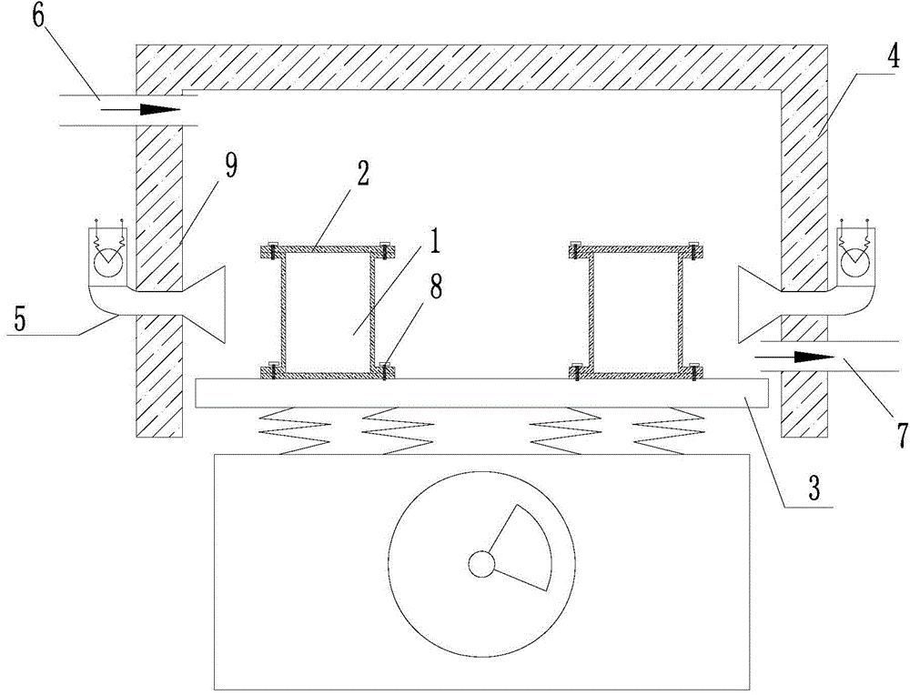 Device for accelerating uniform water diffusion of unsaturated soil sample