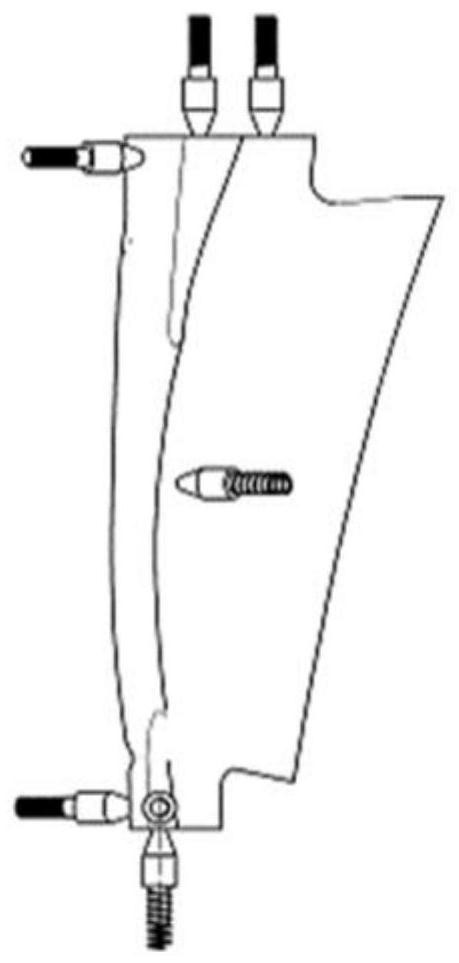 Cast hollow blade wall thickness control method based on mold core self-adaptive positioning