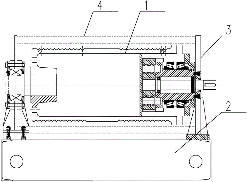 Hoisting type opening and closing machine