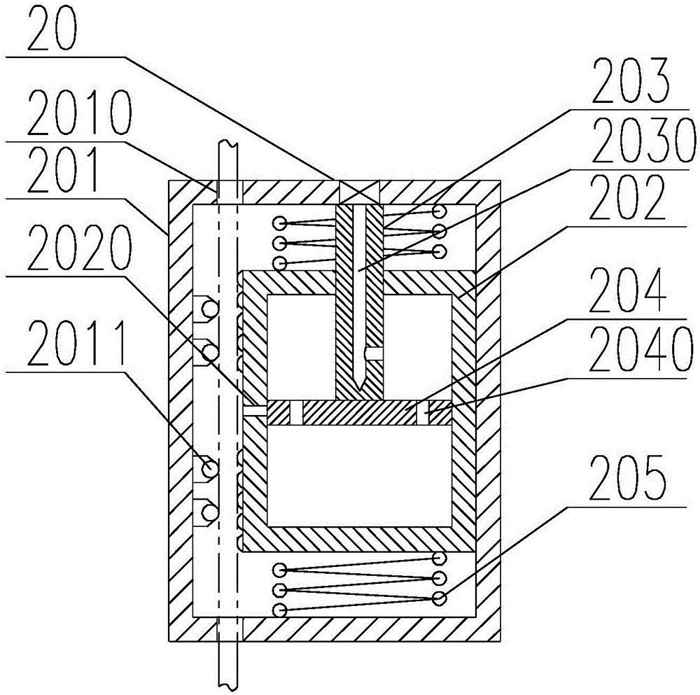 Hoisting type opening and closing machine