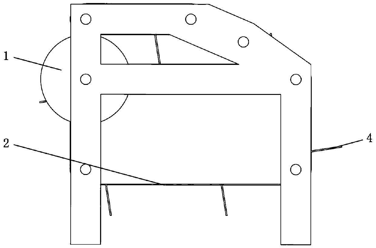 Chipping machine for producing oriented strand boards on basis of plant stems