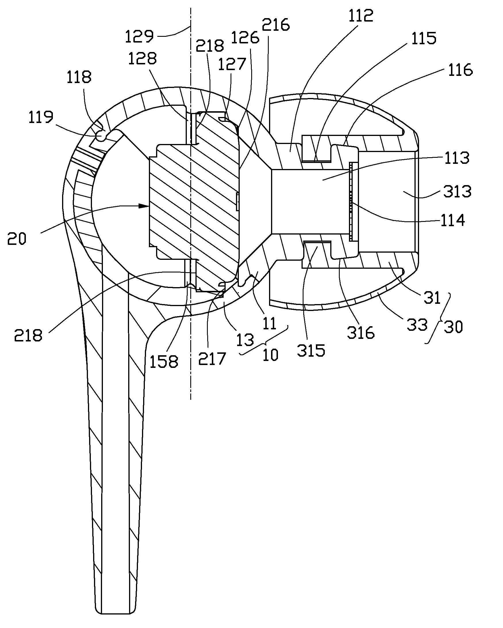 Earphone with detachable covers