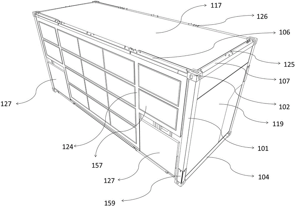 Expandable integrated house