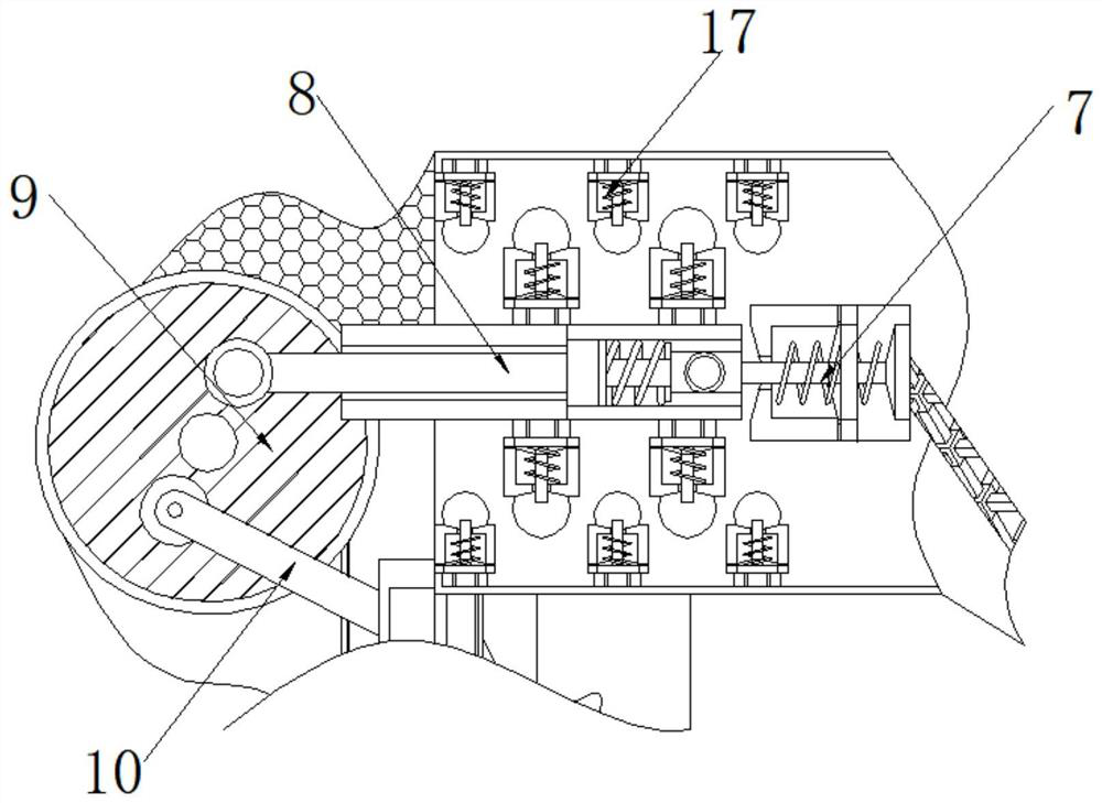 Building structure strength detection equipment capable of automatically adjusting downward pressure