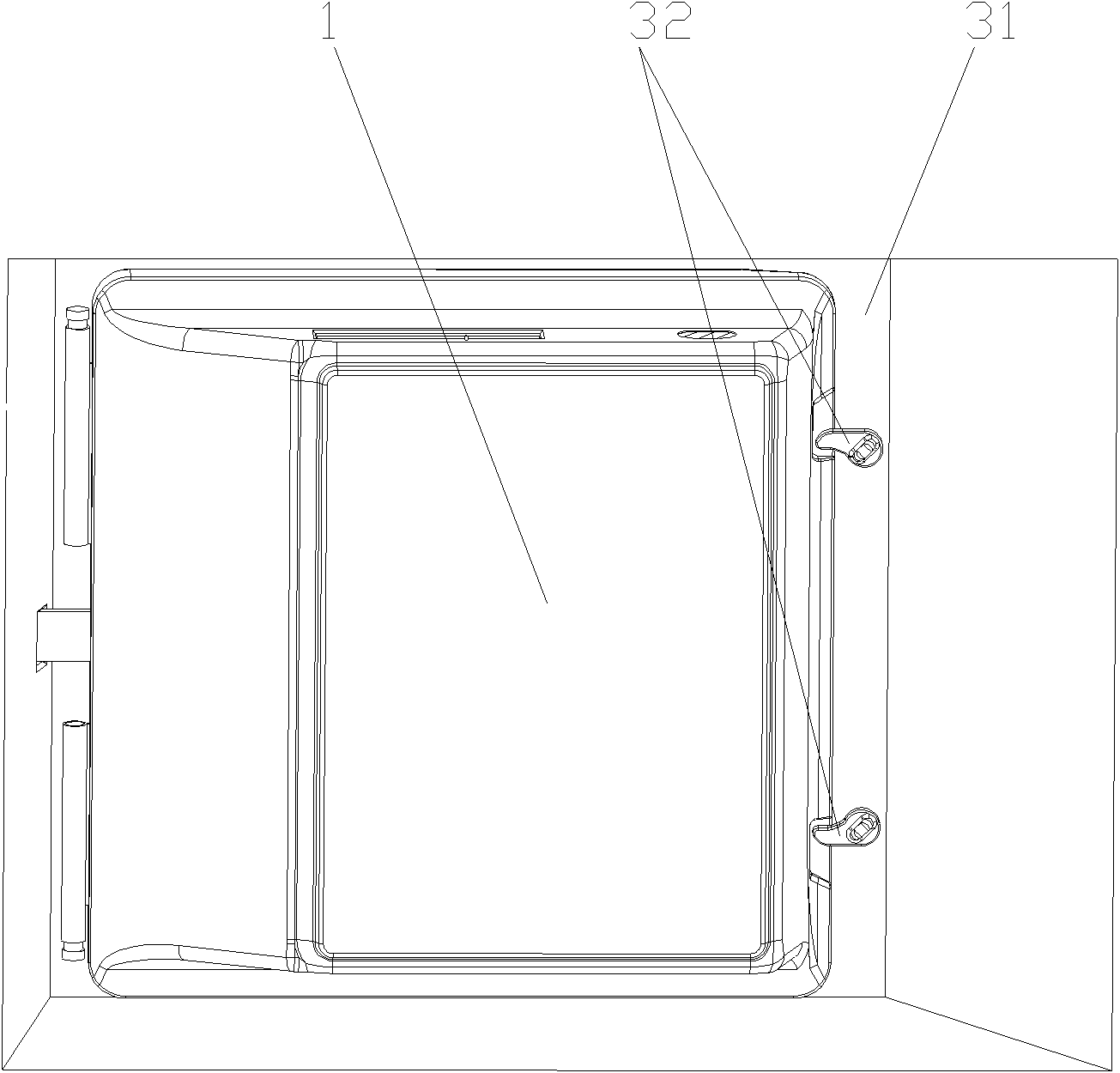 Vehicle-mounted computer adopting all-in-one computer